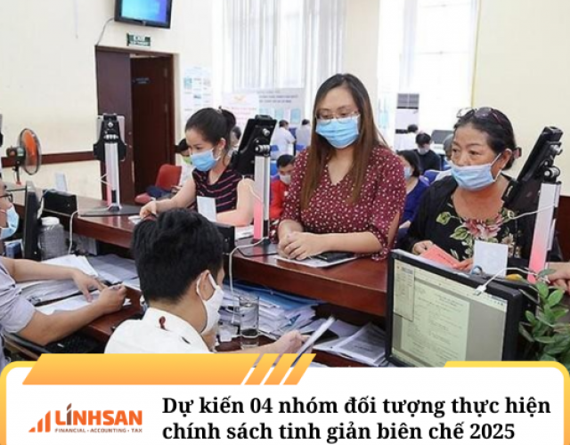 Dự kiến 04 nhóm đối tượng thực hiện chính sách tinh giản biên chế 2025